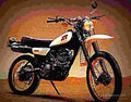 Yamaha XT 250 1981 3 motorbike A4 Photo Print