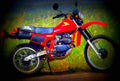 Yamaha XT 250 1982 5 motorbike A4 Photo Print