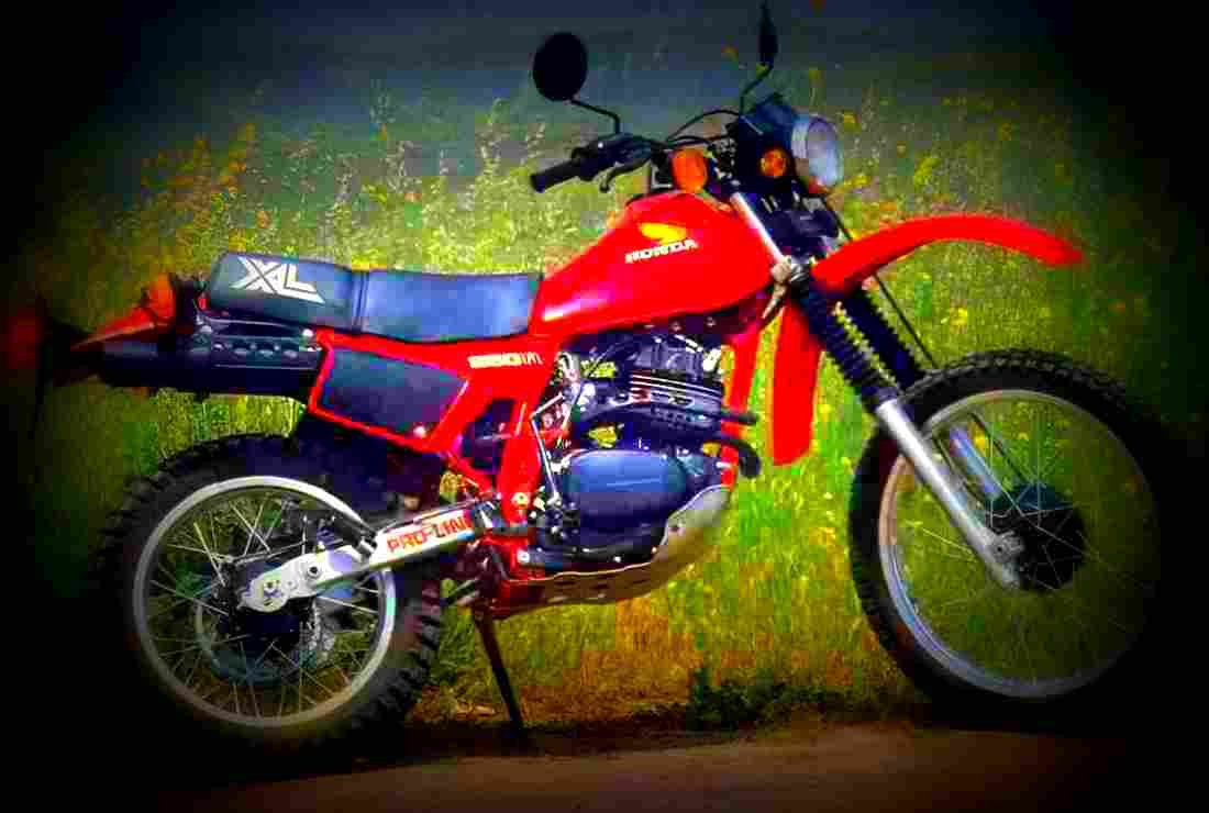 Yamaha XT 250 1982 5 motorbike A4 Photo Print