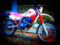 Yamaha XT 250 1986 3 motorbike A4 Photo Print