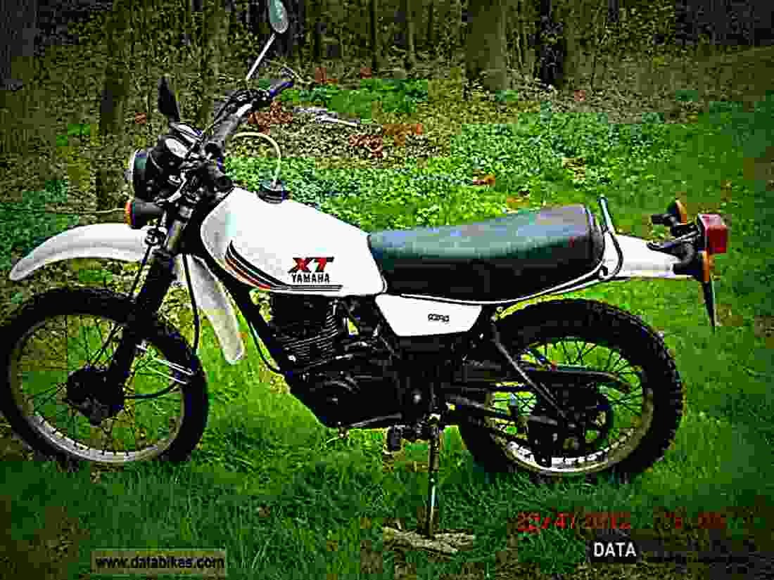 Yamaha XT 250 1986 5 motorbike A4 Photo Print