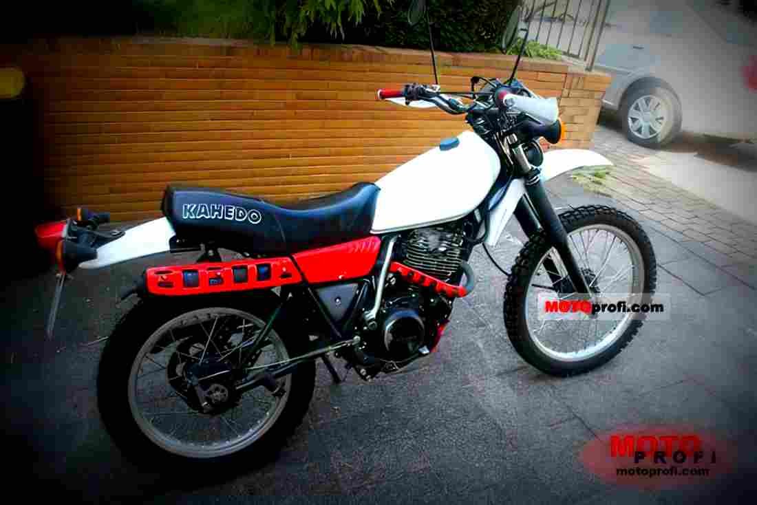 Yamaha XT 250 1987 5 motorbike A4 Photo Print