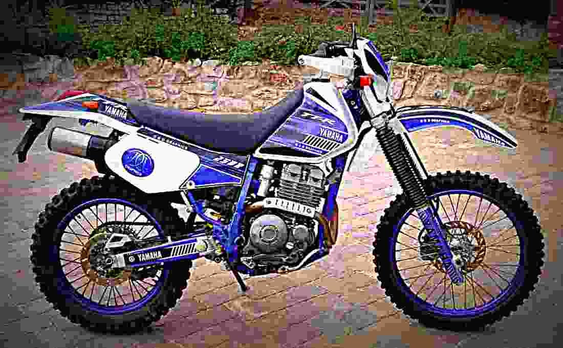 Yamaha XT 250 1987 6 motorbike A4 Photo Print