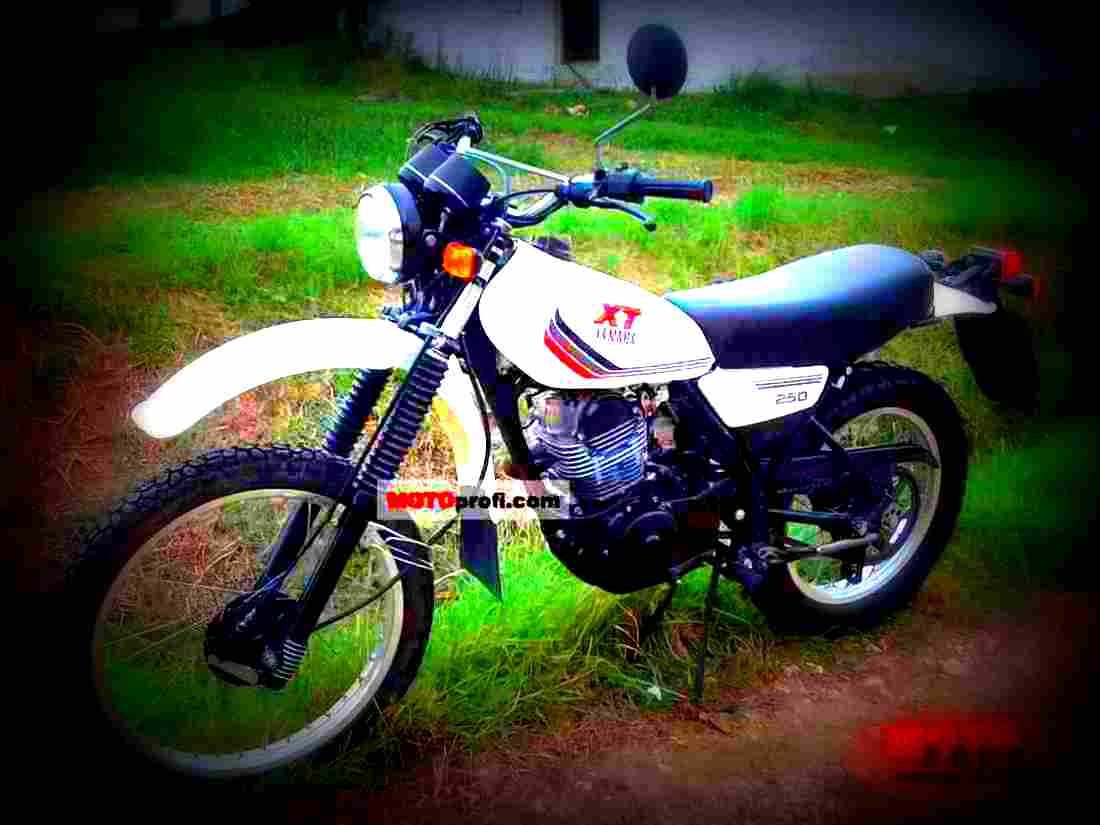 Yamaha XT 250 1988 1 motorbike A4 Photo Print