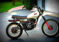 Yamaha XT 250 1989 3 motorbike A4 Photo Print