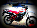 Yamaha XT 350 1989 3 motorbike A4 Photo Print