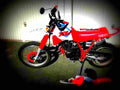 Yamaha XT 350 1990 1 motorbike A4 Photo Print