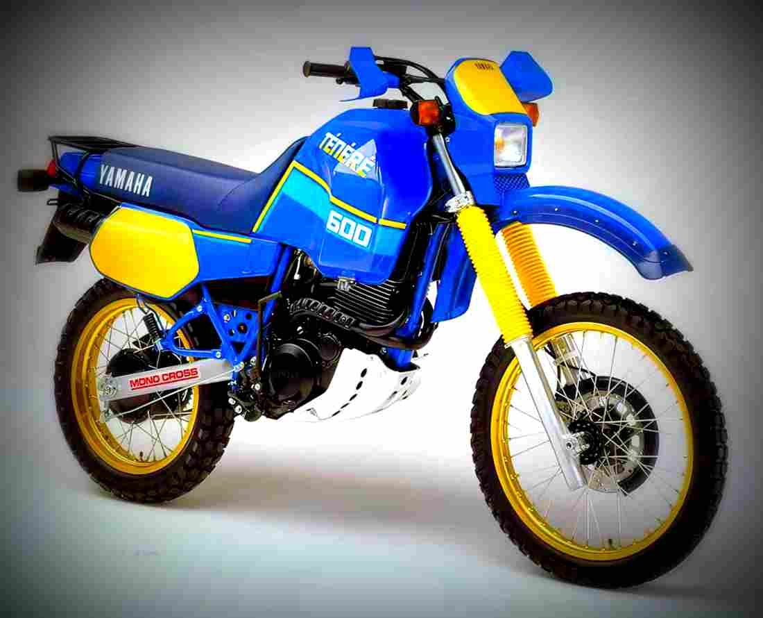 Yamaha XT 350 1992 6 motorbike A4 Photo Print