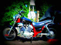 Yamaha XT 350 (reduced effect) 1988 3 motorbike A4 Photo Print