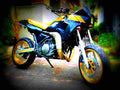 Yamaha XT 350 (reduced effect) 1988 5 motorbike A4 Photo Print