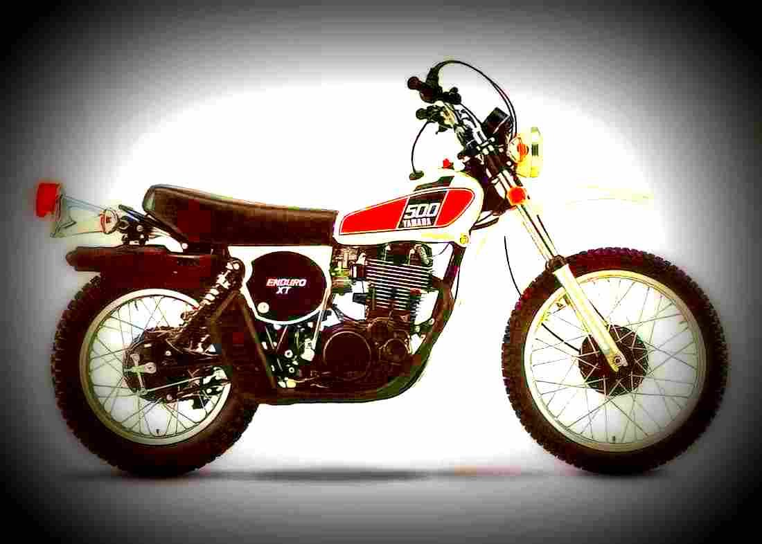 Yamaha XT 500 1976 1 motorbike A4 Photo Print