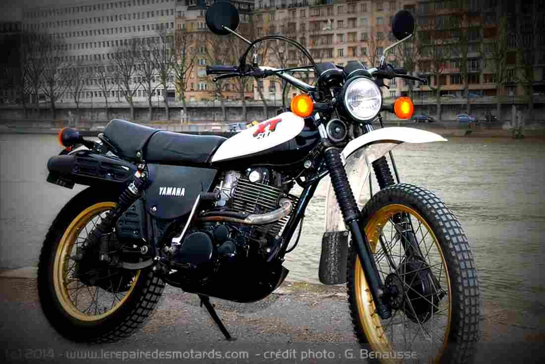 Yamaha XT 500 1976 4 motorbike A4 Photo Print