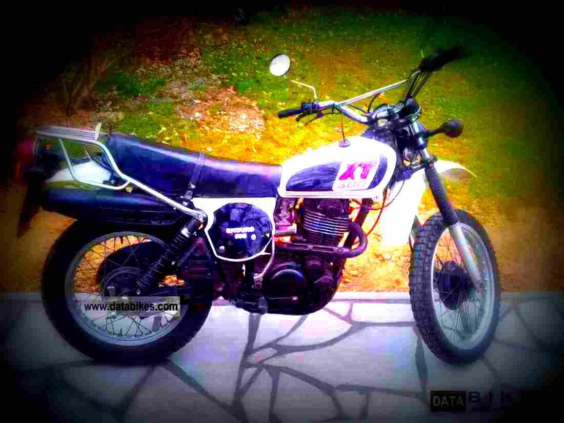 Yamaha XT 500 1977 5 motorbike A4 Photo Print
