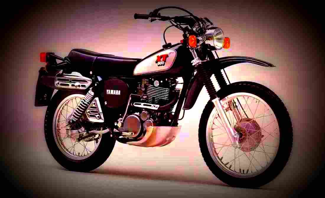 Yamaha XT 500 1978 3 motorbike A4 Photo Print