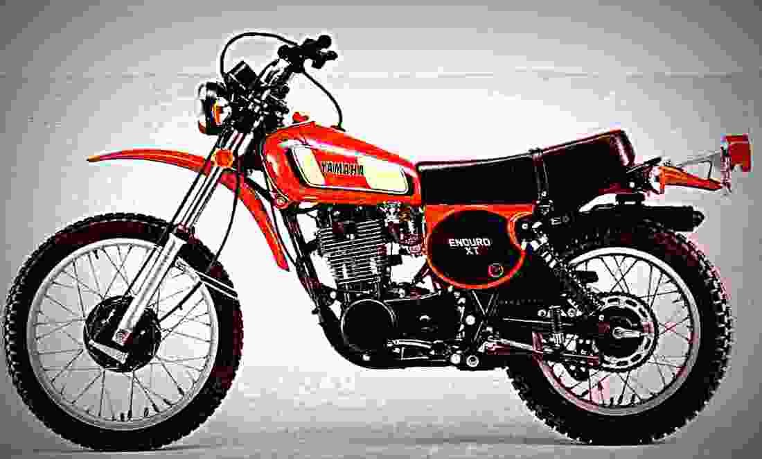 Yamaha XT 500 1980 1 motorbike A4 Photo Print