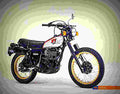 Yamaha XT 500 1980 5 motorbike A4 Photo Print