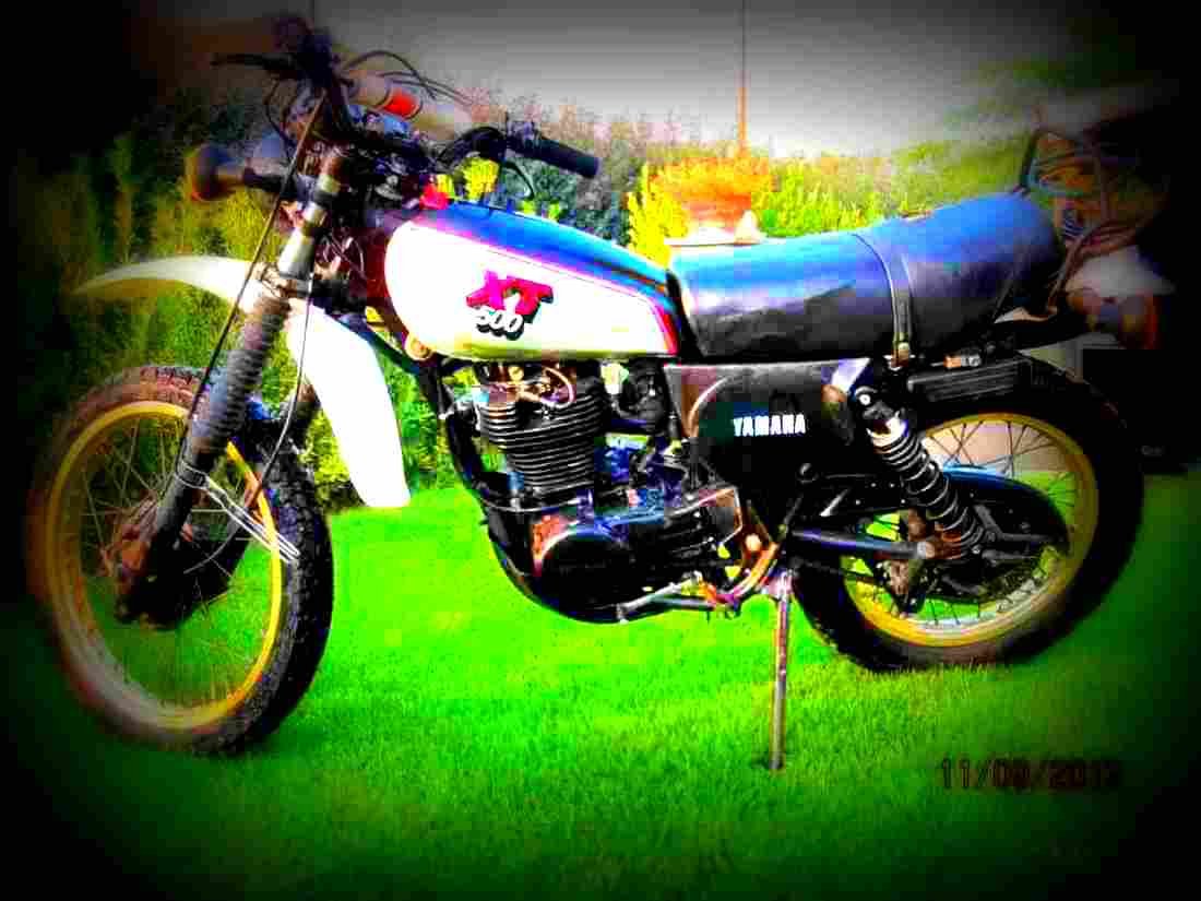 Yamaha XT 500 1980 6 motorbike A4 Photo Print