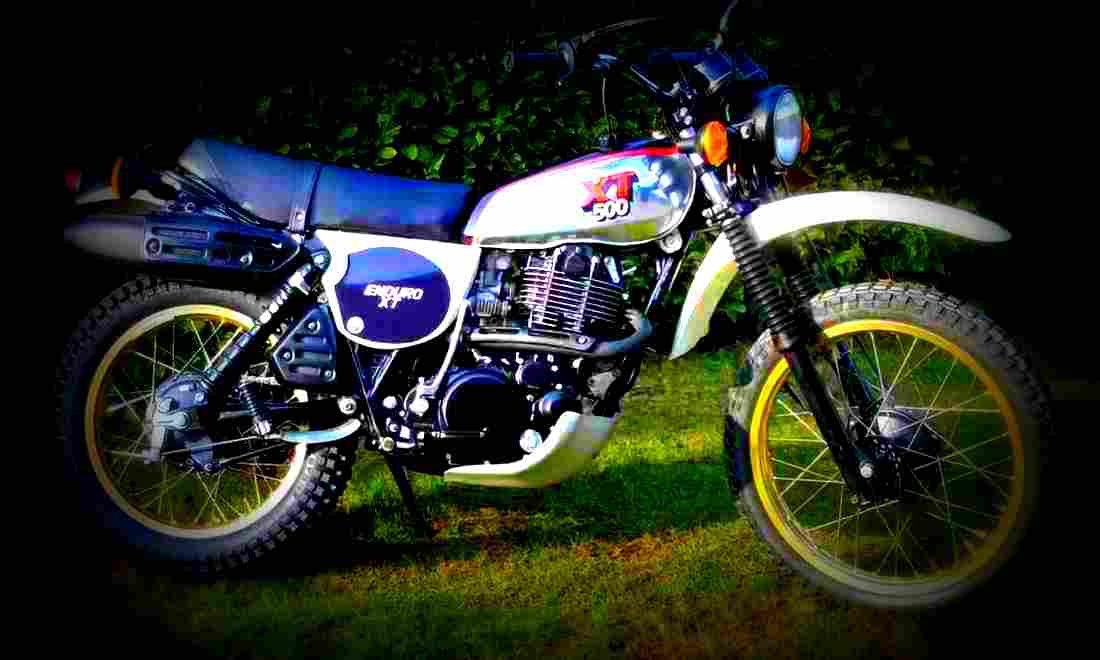 Yamaha XT 500 1981 1 motorbike A4 Photo Print