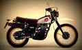 Yamaha XT 500 1981 2 motorbike A4 Photo Print