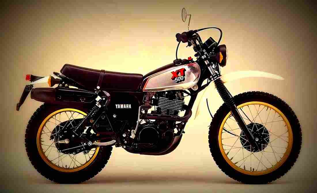 Yamaha XT 500 1981 2 motorbike A4 Photo Print