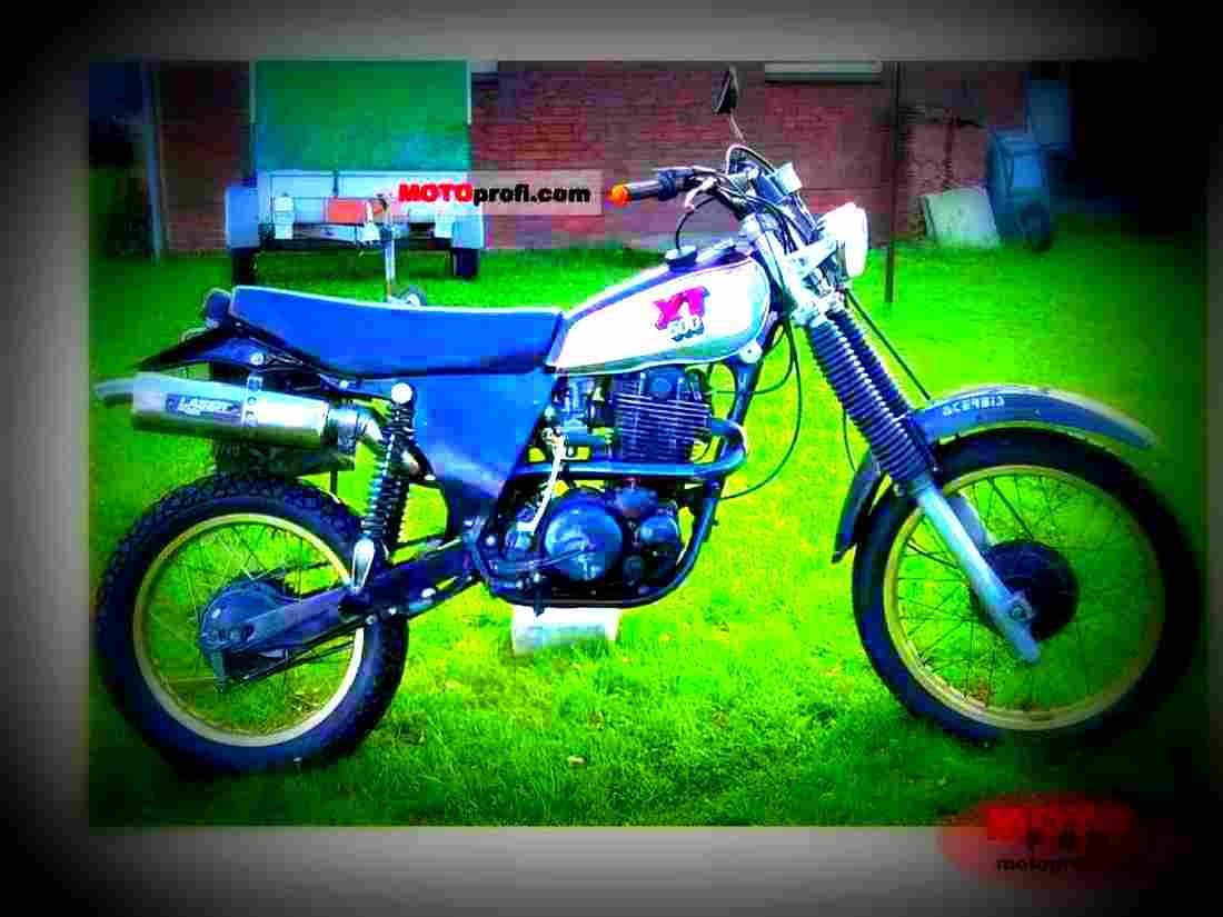 Yamaha XT 500 1982 4 motorbike A4 Photo Print