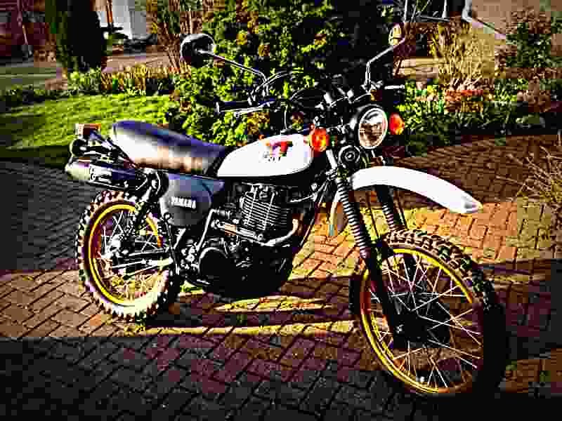 Yamaha XT 500 1983 3 motorbike A4 Photo Print