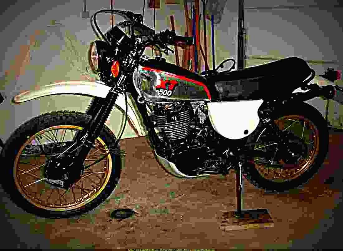 Yamaha XT 500 1984 4 motorbike A4 Photo Print