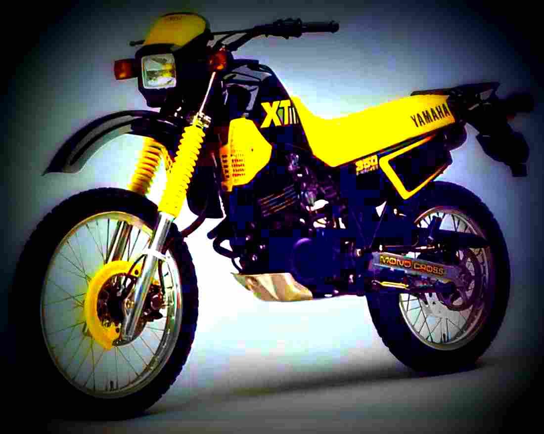 Yamaha XT 500 1987 1 motorbike A4 Photo Print