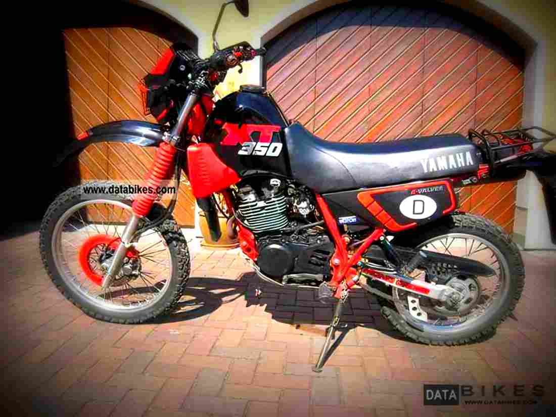 Yamaha XT 500 1987 3 motorbike A4 Photo Print