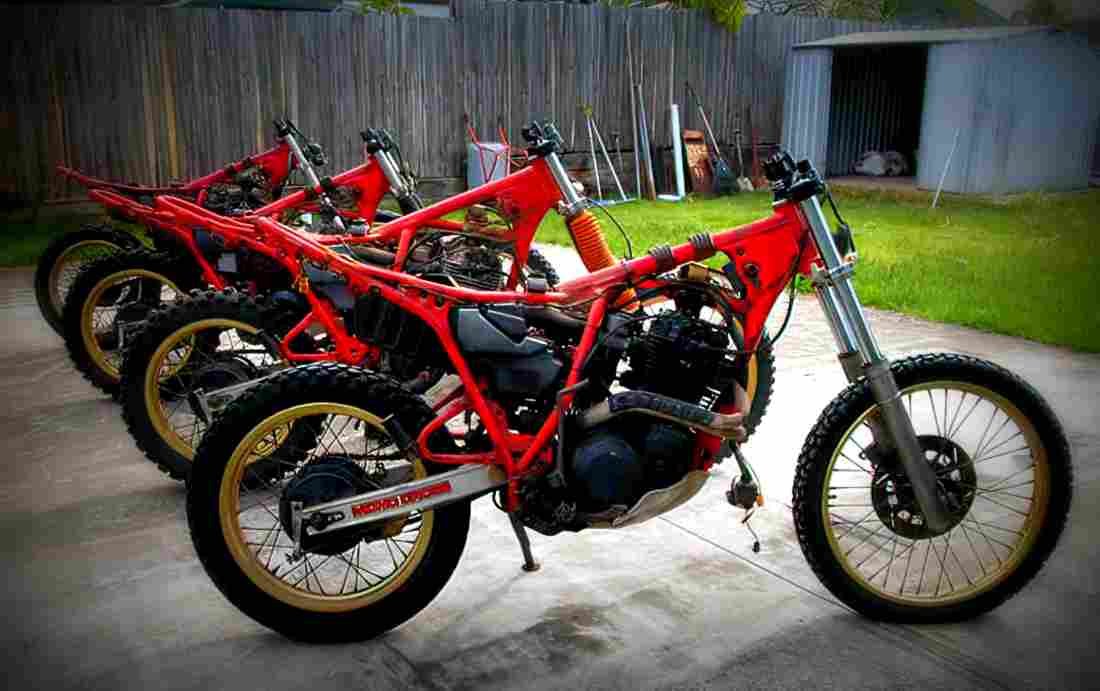 Yamaha XT 500 1987 5 motorbike A4 Photo Print