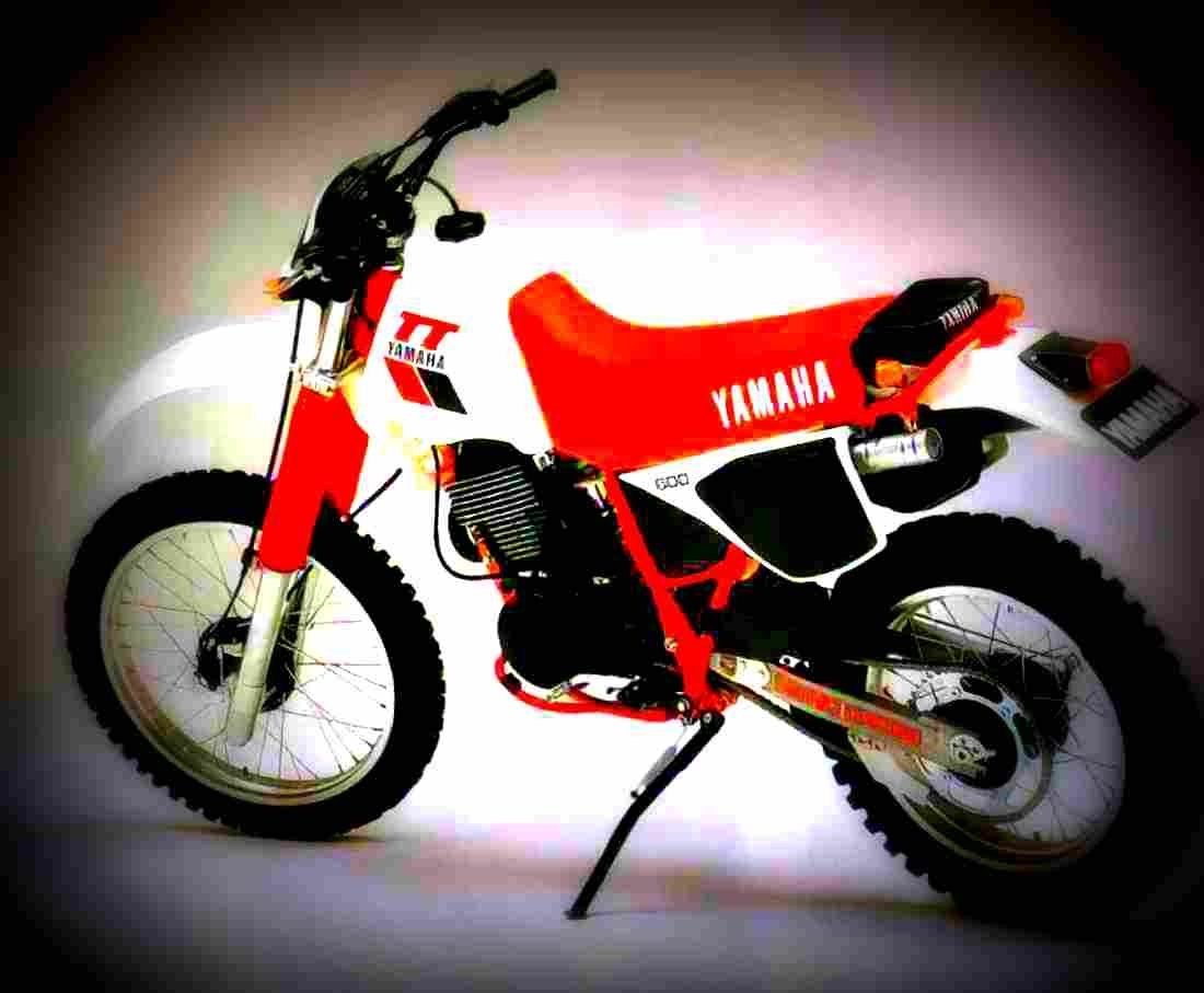 Yamaha XT 500 1987 6 motorbike A4 Photo Print