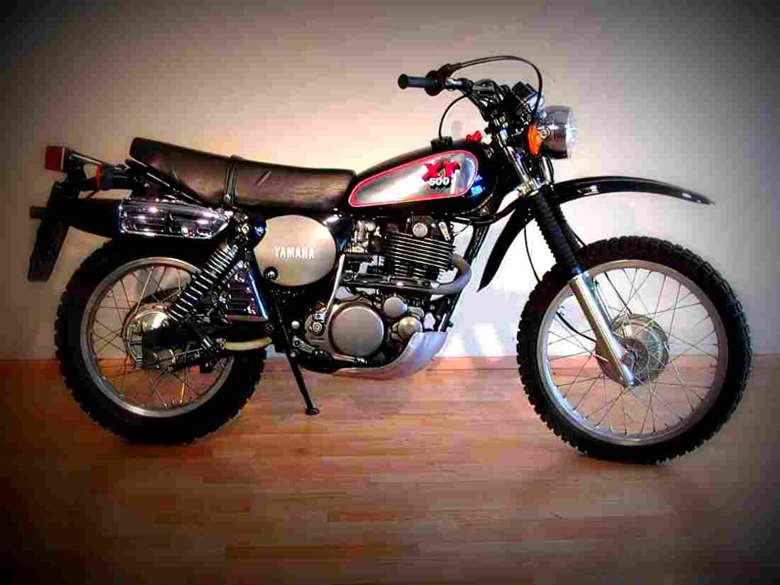 Yamaha XT 500 S 1989 2 motorbike A4 Photo Print