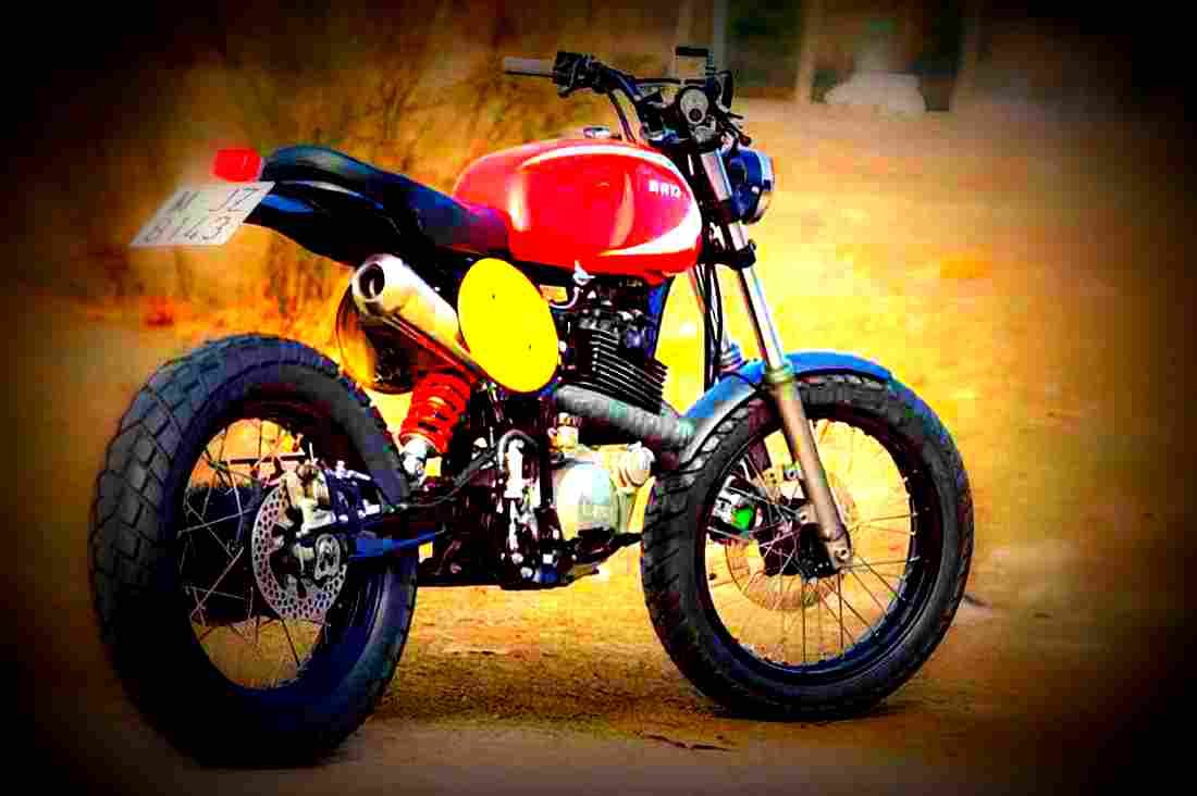 Yamaha XT 500 S 1989 3 motorbike A4 Photo Print