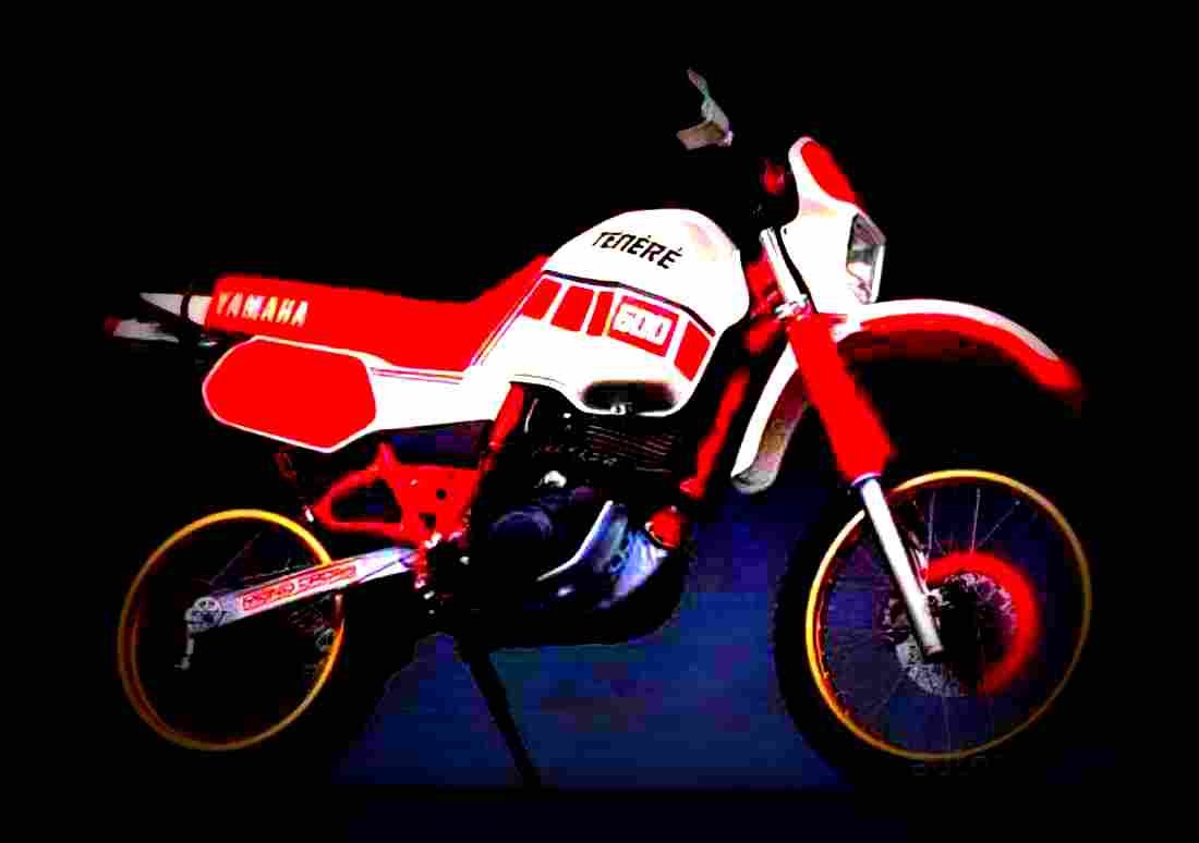 Yamaha XT 500 S 1989 6 motorbike A4 Photo Print