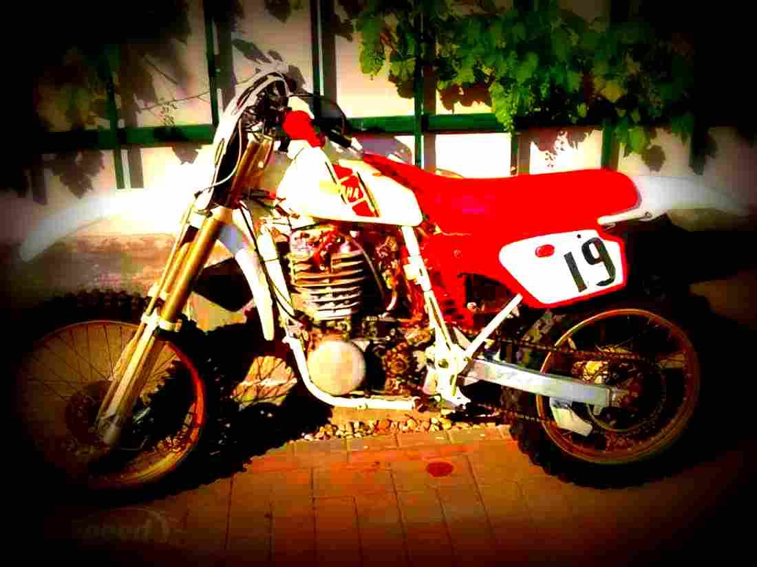 Yamaha XT 500 S 1990 3 motorbike A4 Photo Print