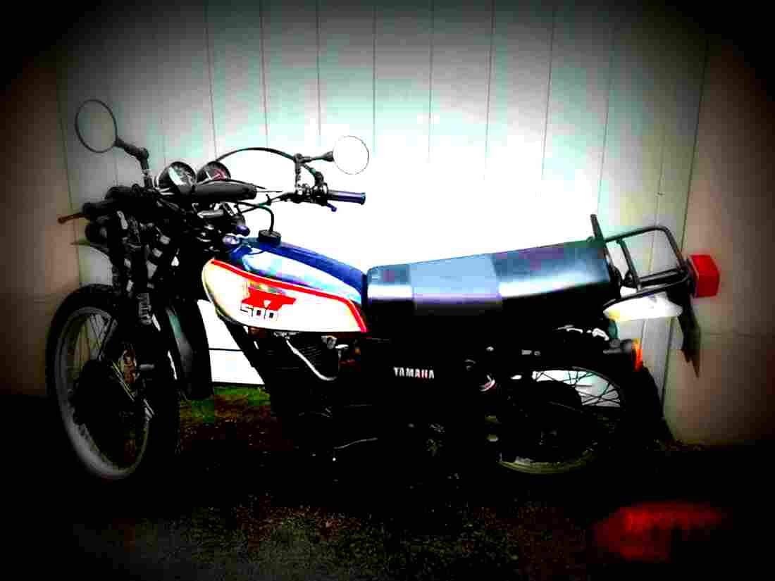 Yamaha XT 500 S 1990 4 motorbike A4 Photo Print