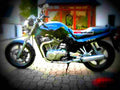 Yamaha XT 550 (reduced effect) 1982 5 motorbike A4 Photo Print
