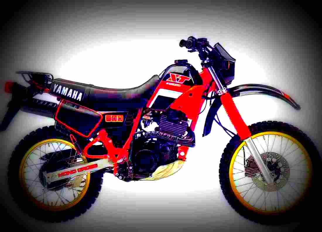 Yamaha XT 600 1986 2 motorbike A4 Photo Print