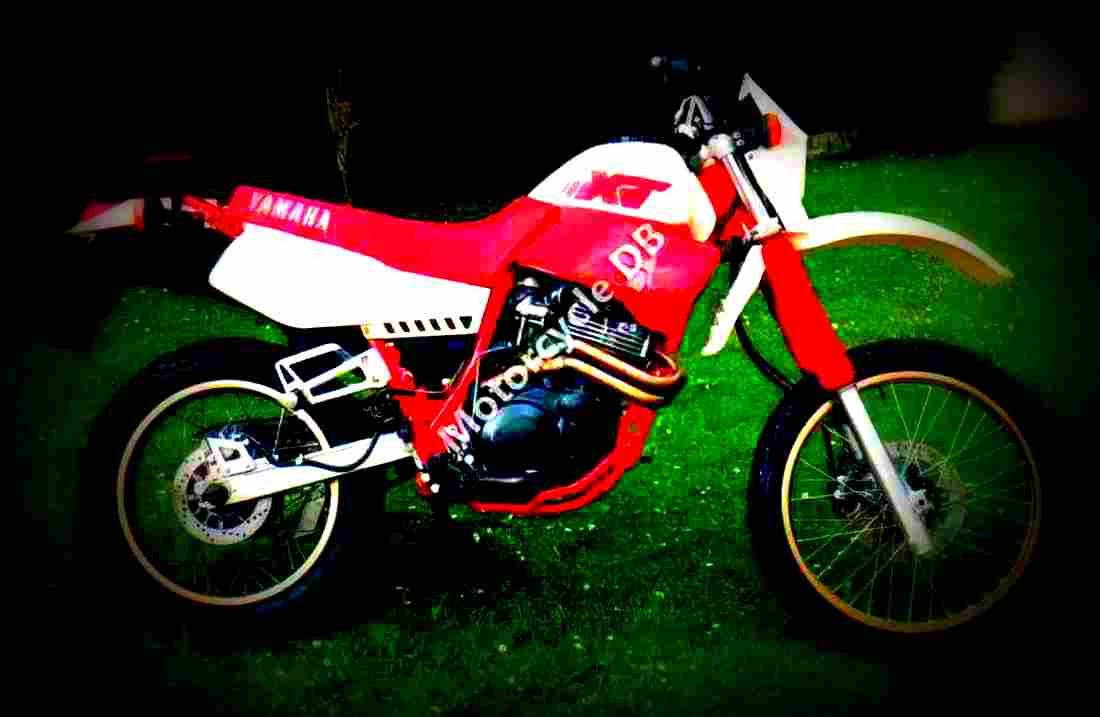 Yamaha XT 600 1987 3 motorbike A4 Photo Print