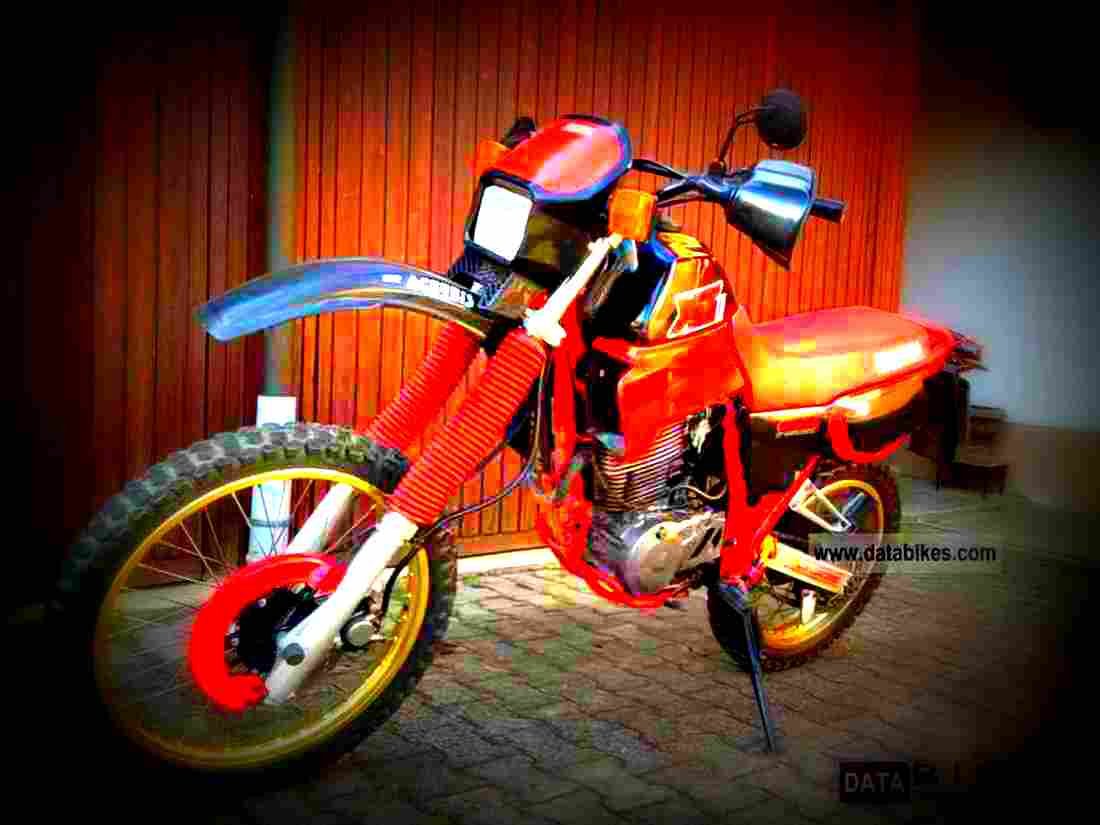 Yamaha XT 600 1989 2 motorbike A4 Photo Print