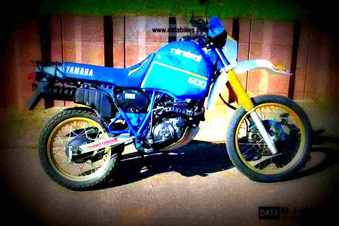 Yamaha XT 600 1990 3 motorbike A4 Photo Print