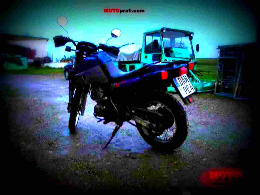Yamaha XT 600 E 1990 5 motorbike A4 Photo Print
