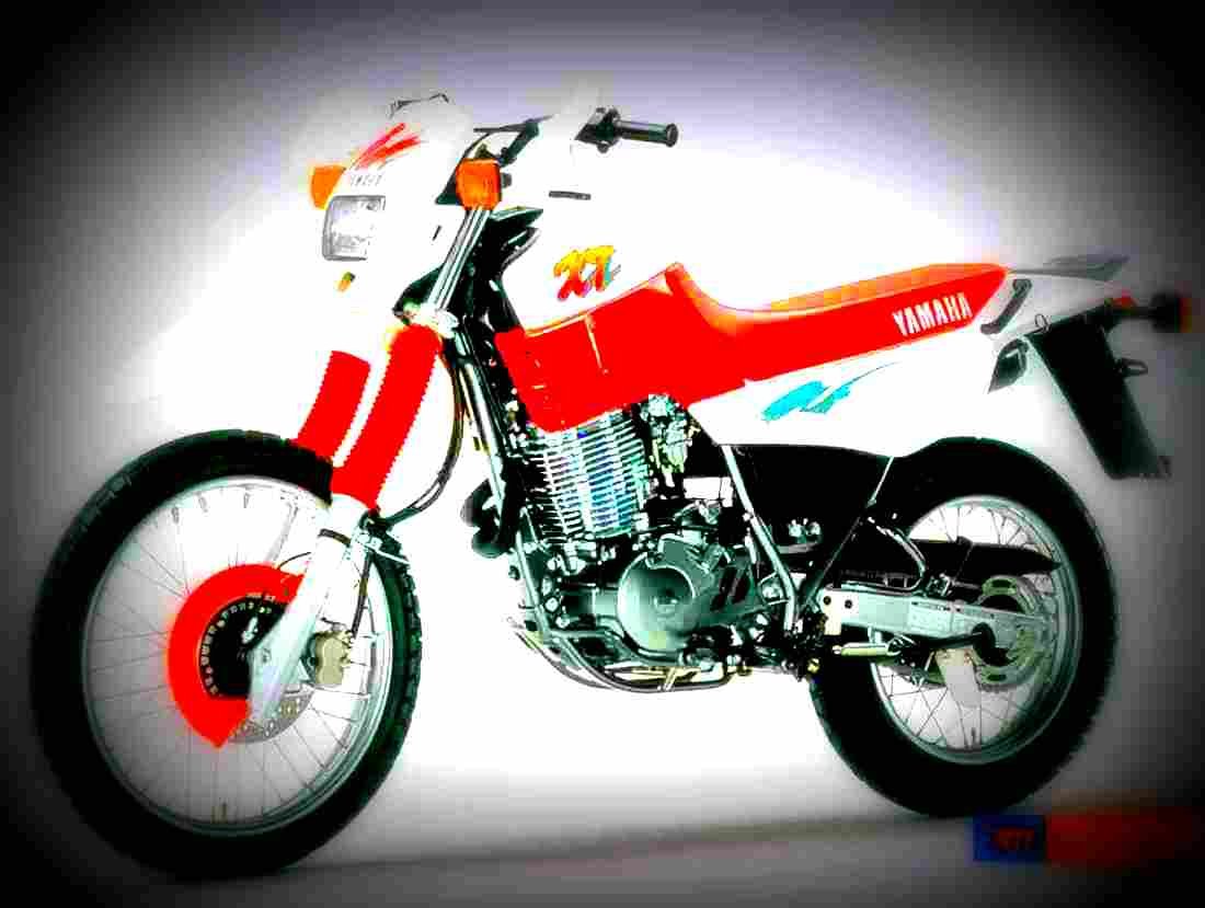 Yamaha XT 600 E 1991 6 motorbike A4 Photo Print