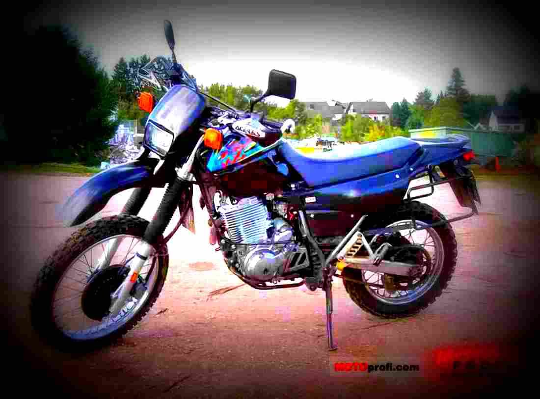 Yamaha XT 600 E 1995 5 motorbike A4 Photo Print