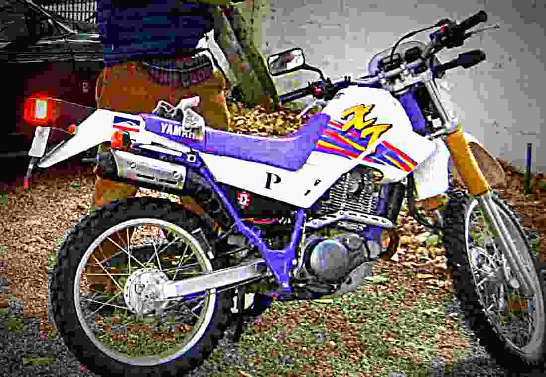 Yamaha XT 600 E 2001 2 motorbike A4 Photo Print