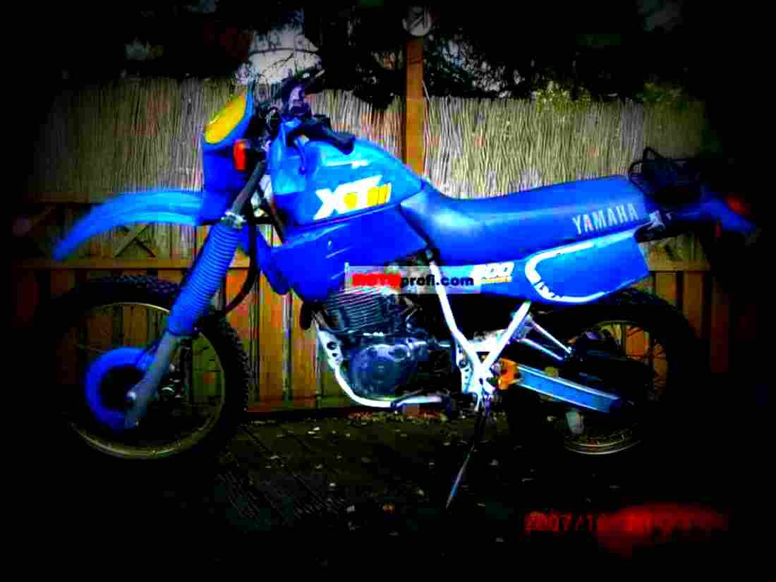 Yamaha XT 600 K 1990 5 motorbike A4 Photo Print