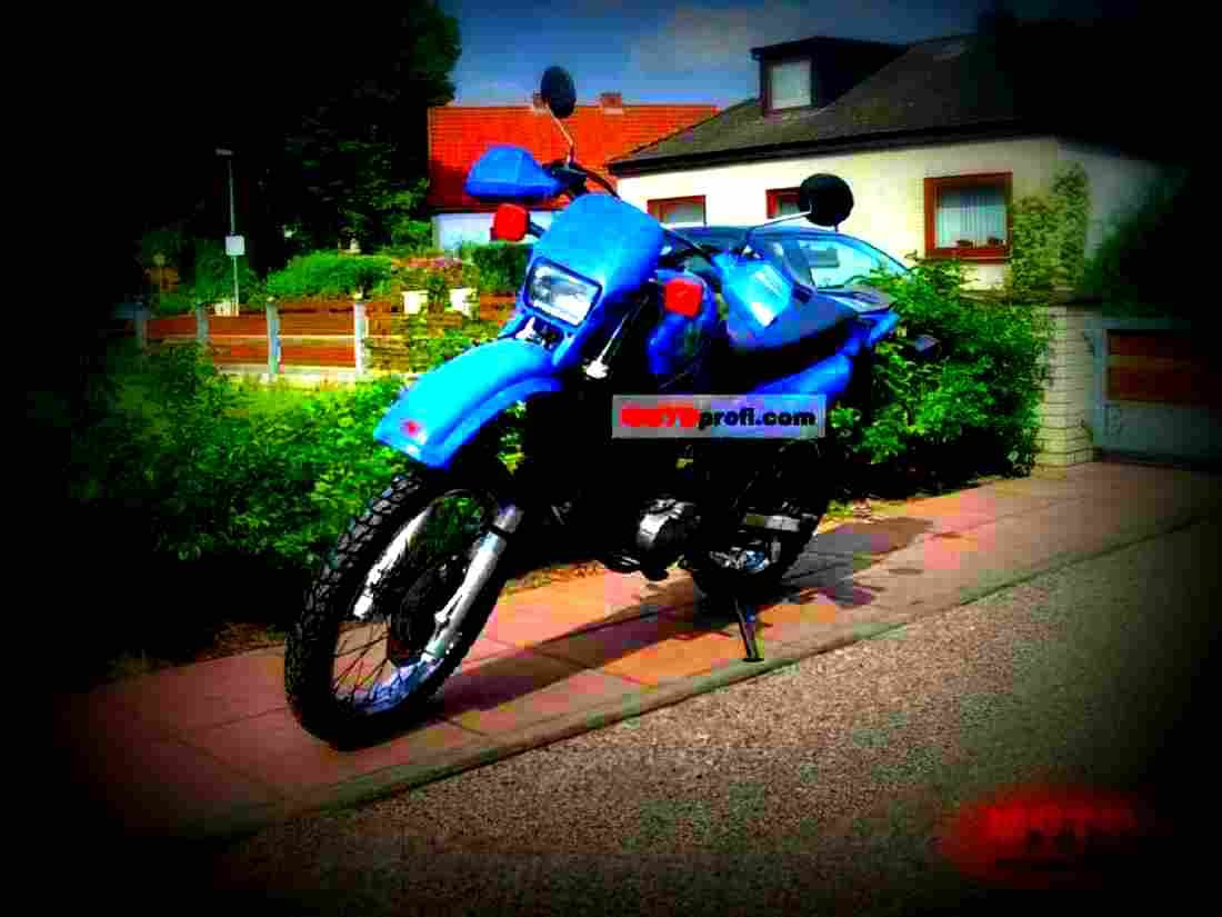 Yamaha XT 600 K 1991 3 motorbike A4 Photo Print