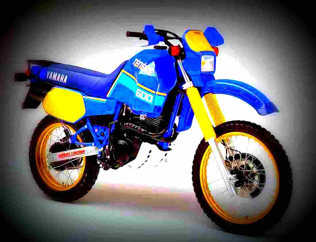 Yamaha XT 600 Tenere 1987 3 motorbike A4 Photo Print