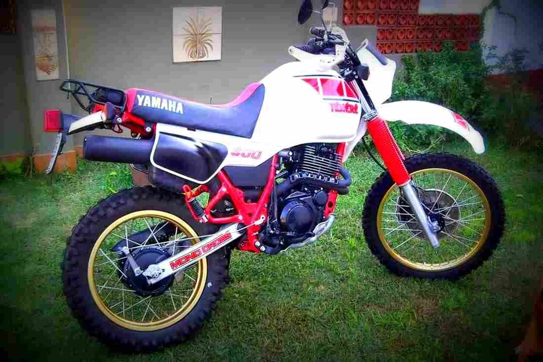 Yamaha XT 600 Tenere (reduced effect) 1986 1 motorbike A4 Photo Print