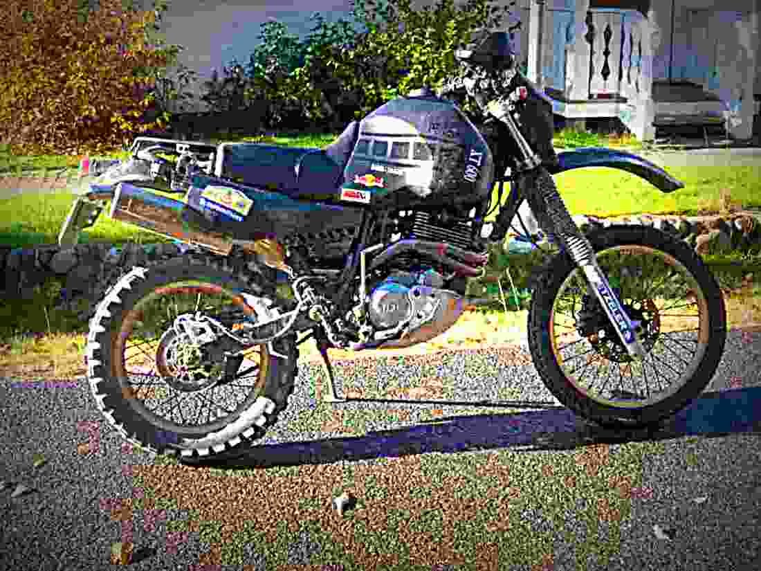 Yamaha XT 600 Tenere (reduced effect) 1987 1 motorbike A4 Photo Print